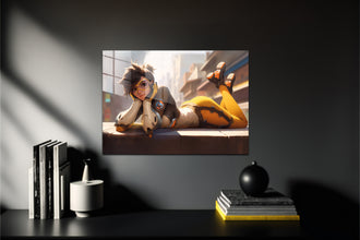 Overwatch Tracer Metal Poster 768