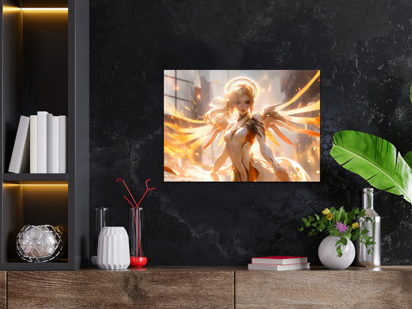 Overwatch Mercy Metal Poster 775