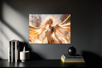 Overwatch Mercy Metal Poster 775