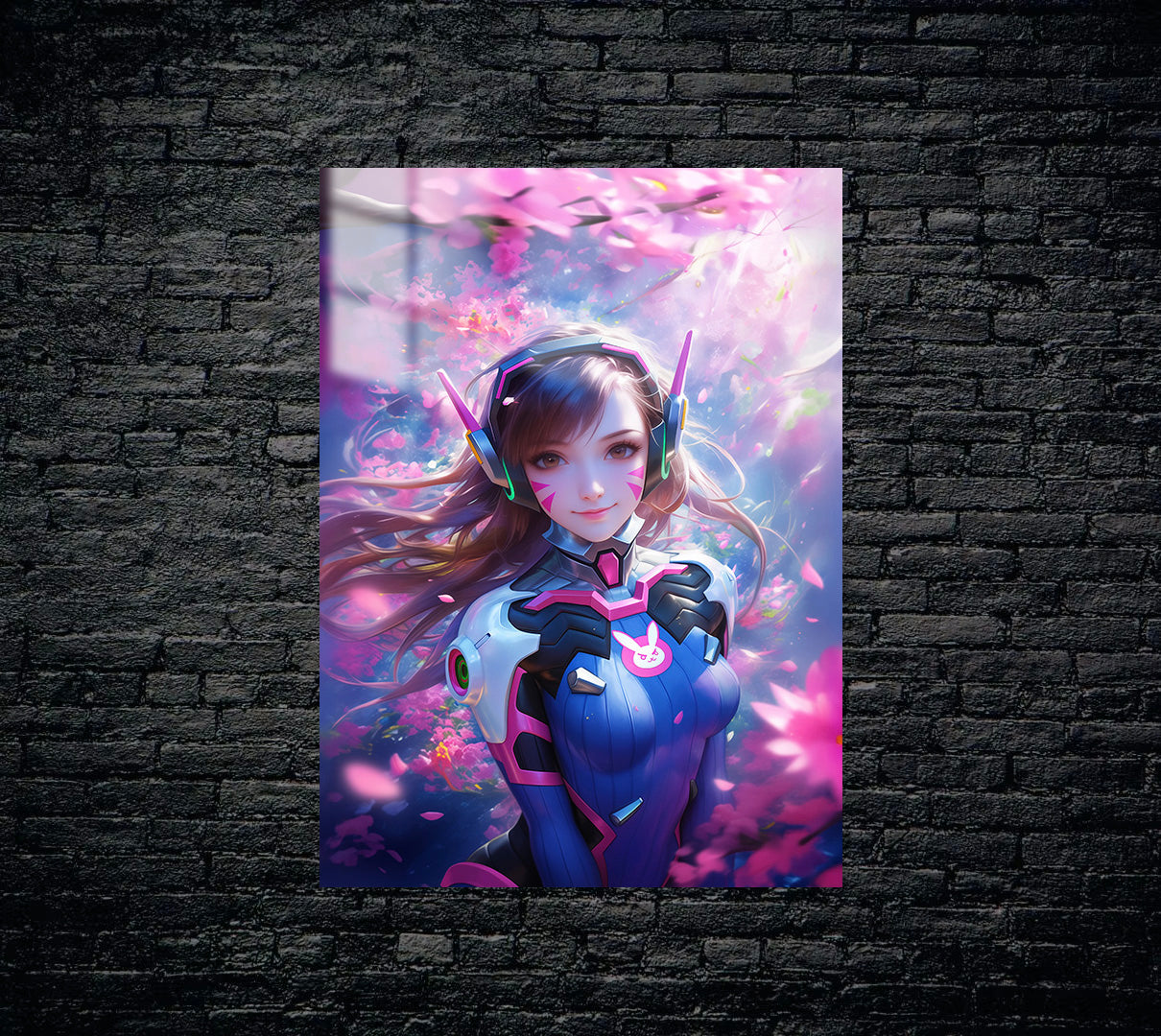 Overwatch Dva Metal Poster 776