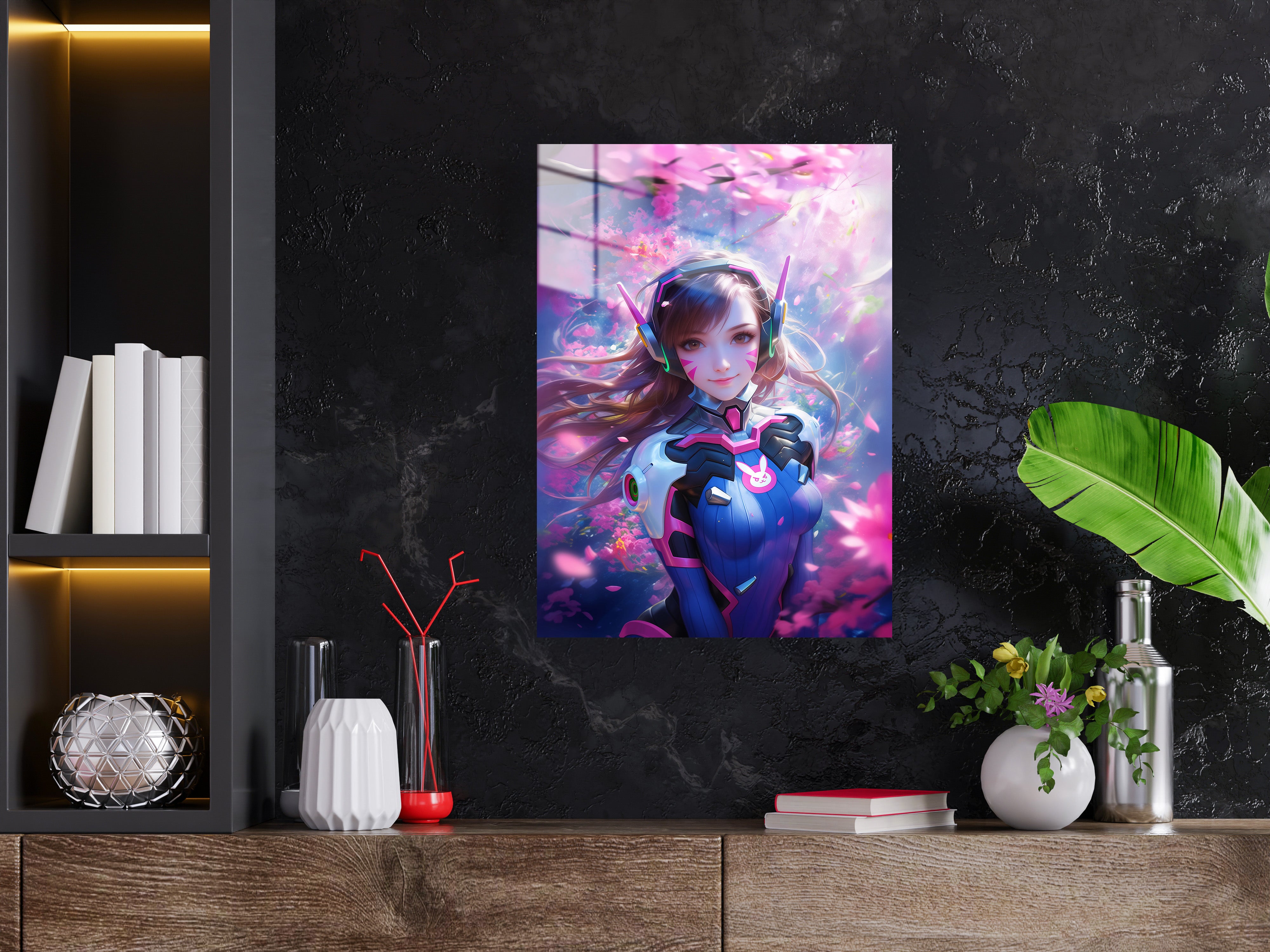 Overwatch Dva Metal Poster 776