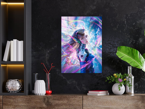 Overwatch Dva Metal Poster 777