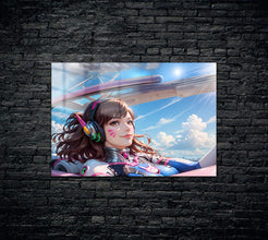Overwatch Dva Metal Poster 778