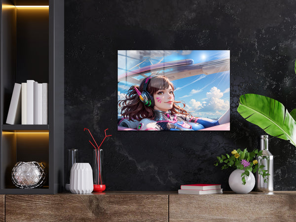 Overwatch Dva Metal Poster 778