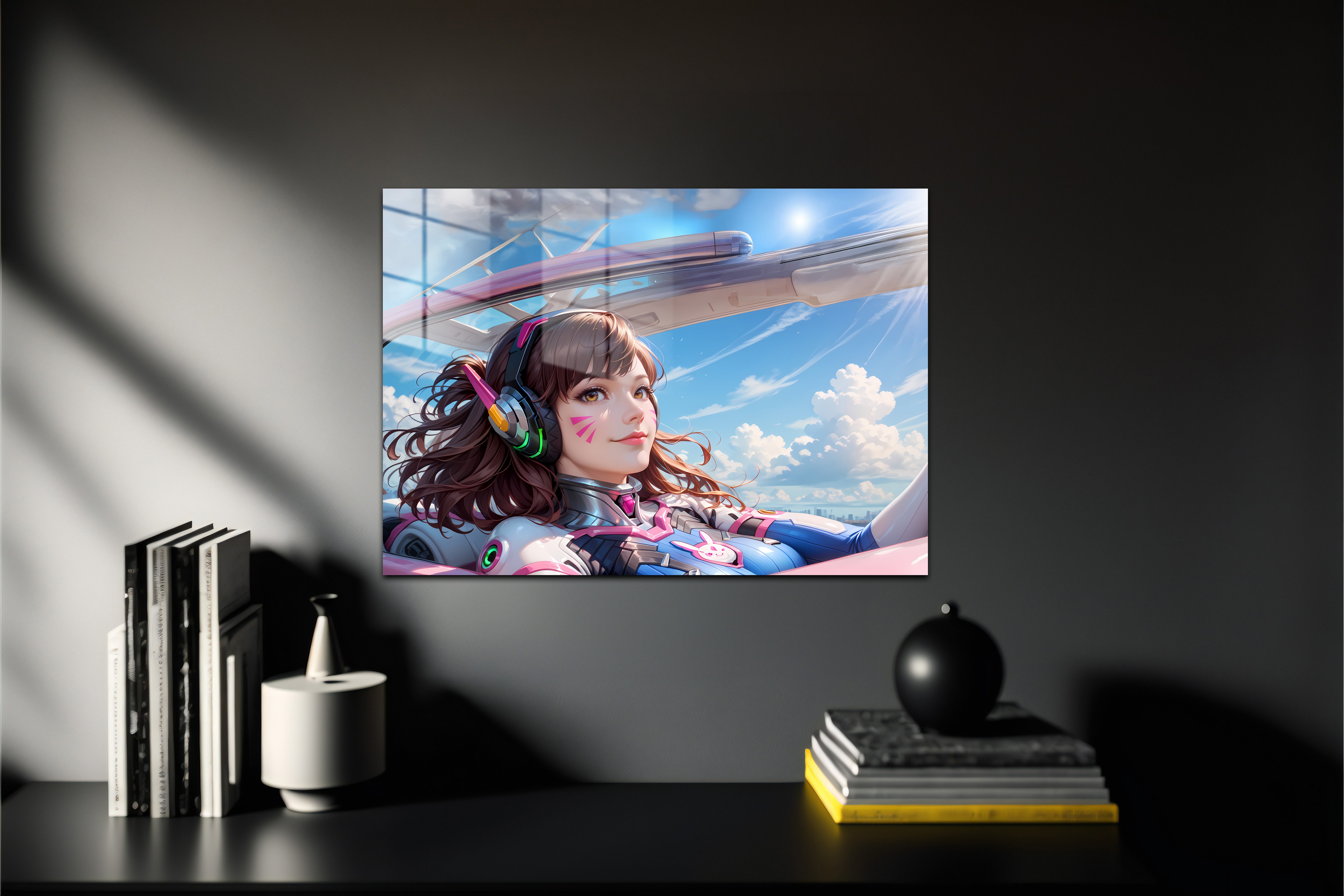 Overwatch Dva Metal Poster 778