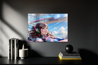 Overwatch Dva Metal Poster 778