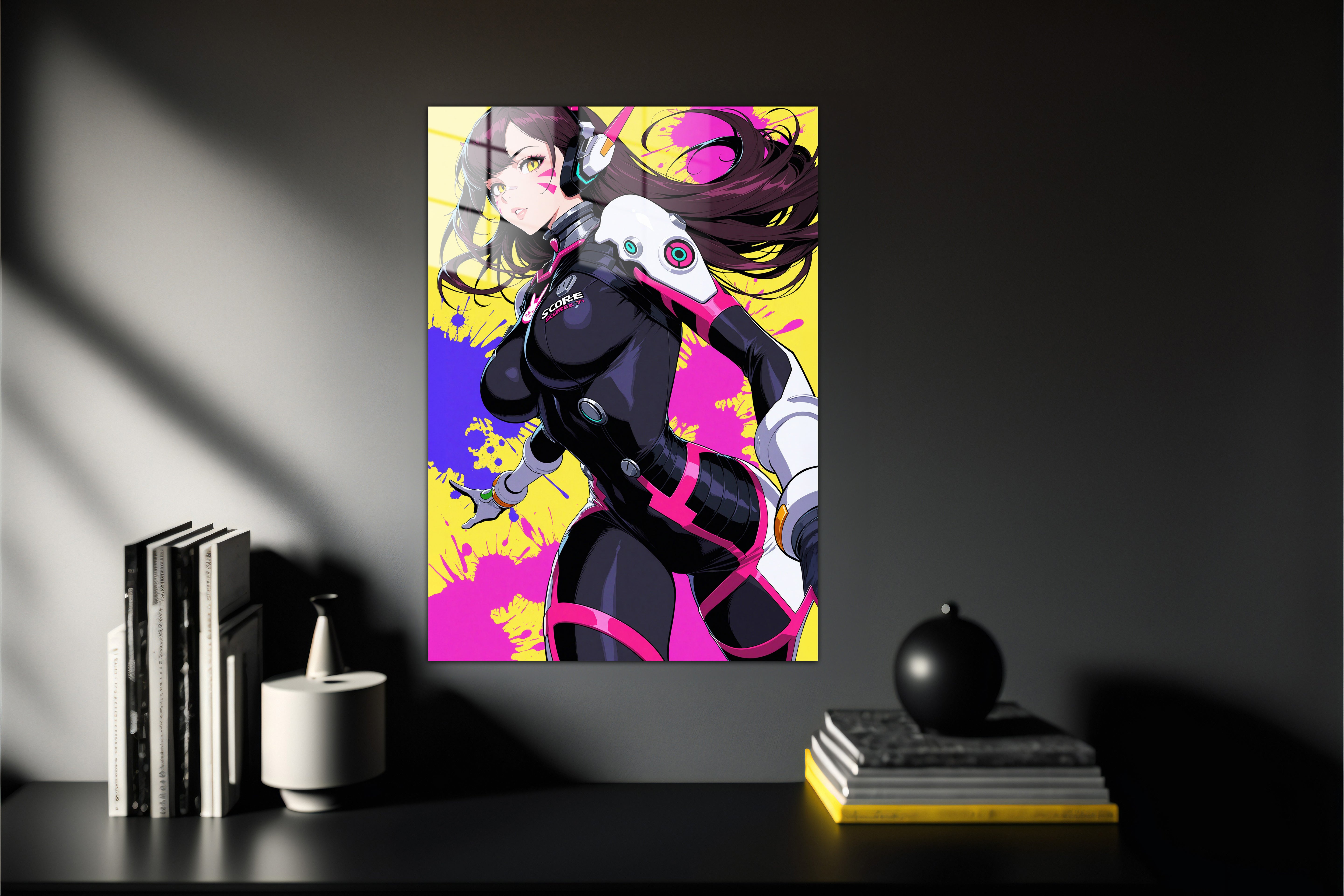 Overwatch Dva Metal Poster 779