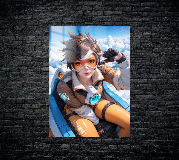 Overwatch Tracer Metal Poster 780