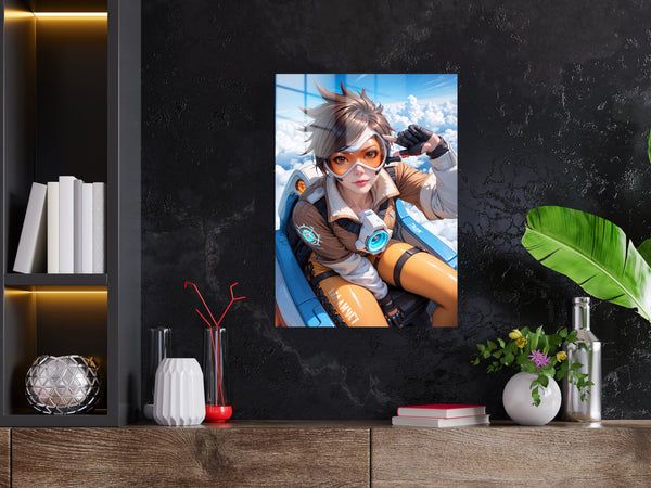 Overwatch Tracer Metal Poster 780