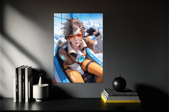 Overwatch Tracer Metal Poster 780