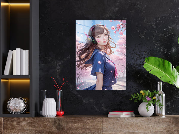 Overwatch Dva Metal Poster 781