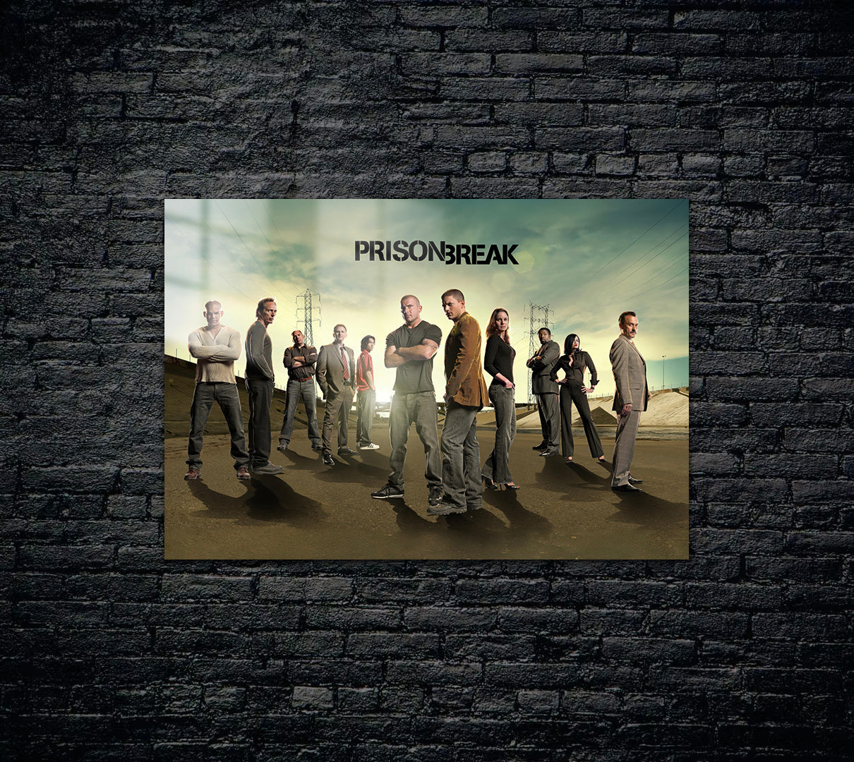 Prison Break Metal Poster 1036