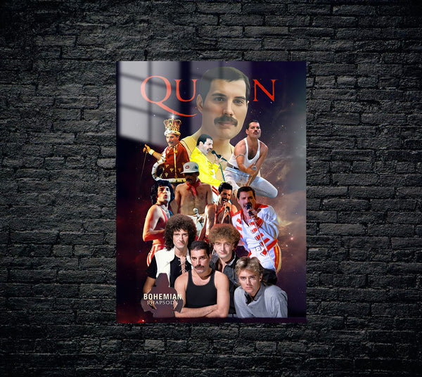 Queen Freddie Mercury Metal Poster 1523