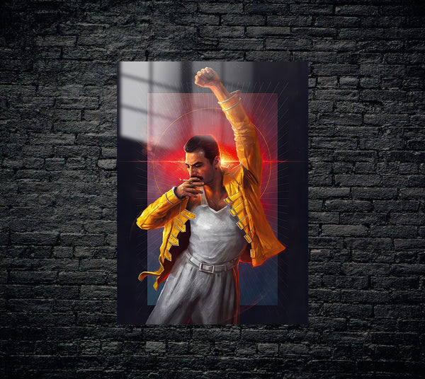 Queen Freddie Mercury Metal Poster 1524