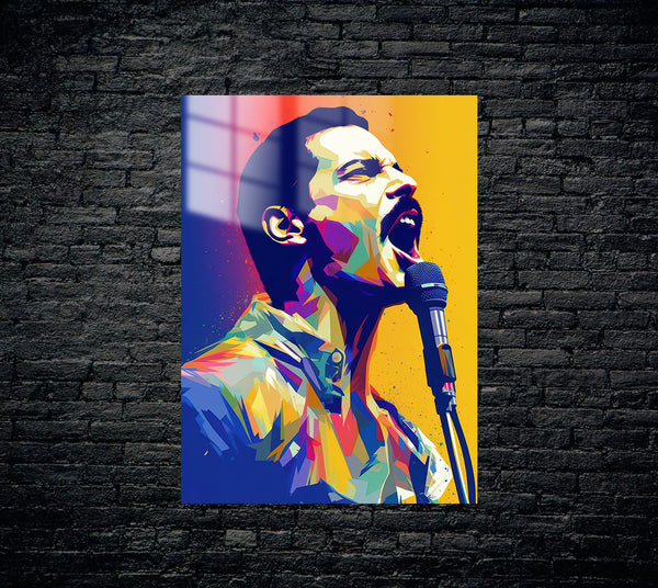 Queen Freddie Mercury Metal Poster 1526