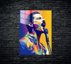 Queen Freddie Mercury Metal Poster 1526
