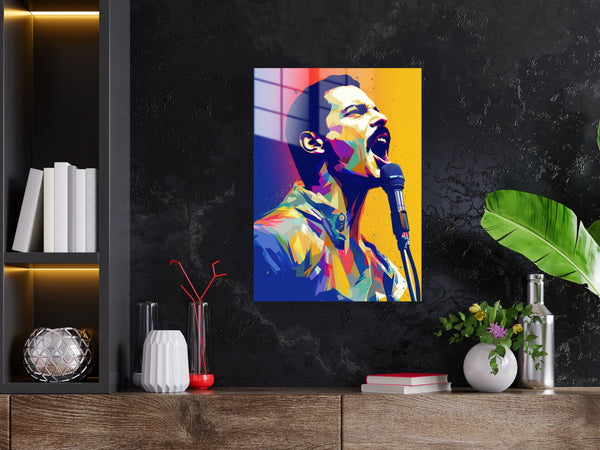 Queen Freddie Mercury Metal Poster 1526
