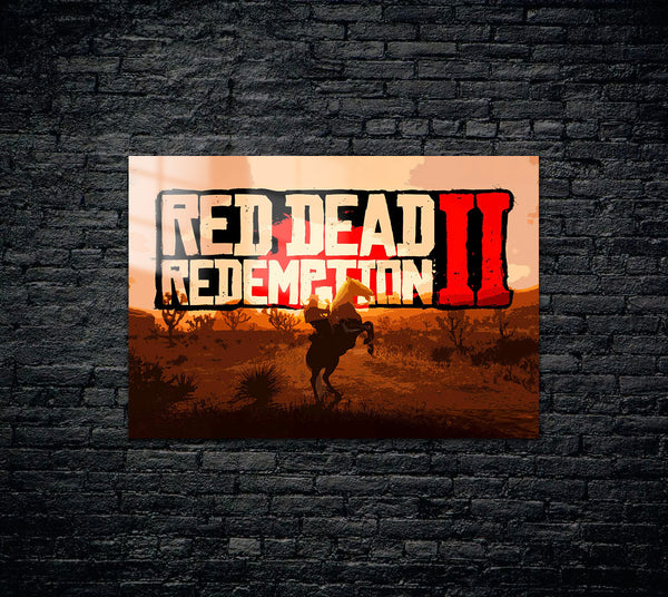 Red Dead Redemption RDR Metal Poster 808
