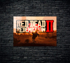 Red Dead Redemption RDR Metal Poster 808