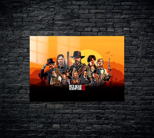 Red Dead Redemption RDR Metal Poster 809