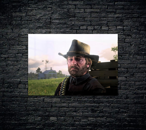 Red Dead Redemption RDR Arthur Morgan Metal Poster 810