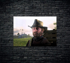 Red Dead Redemption RDR Arthur Morgan Metal Poster 810