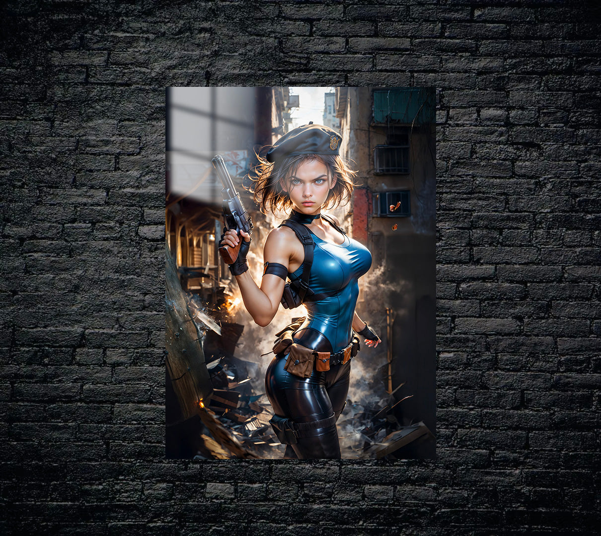 Resident Evil Jill Valentine Metal Poster 818