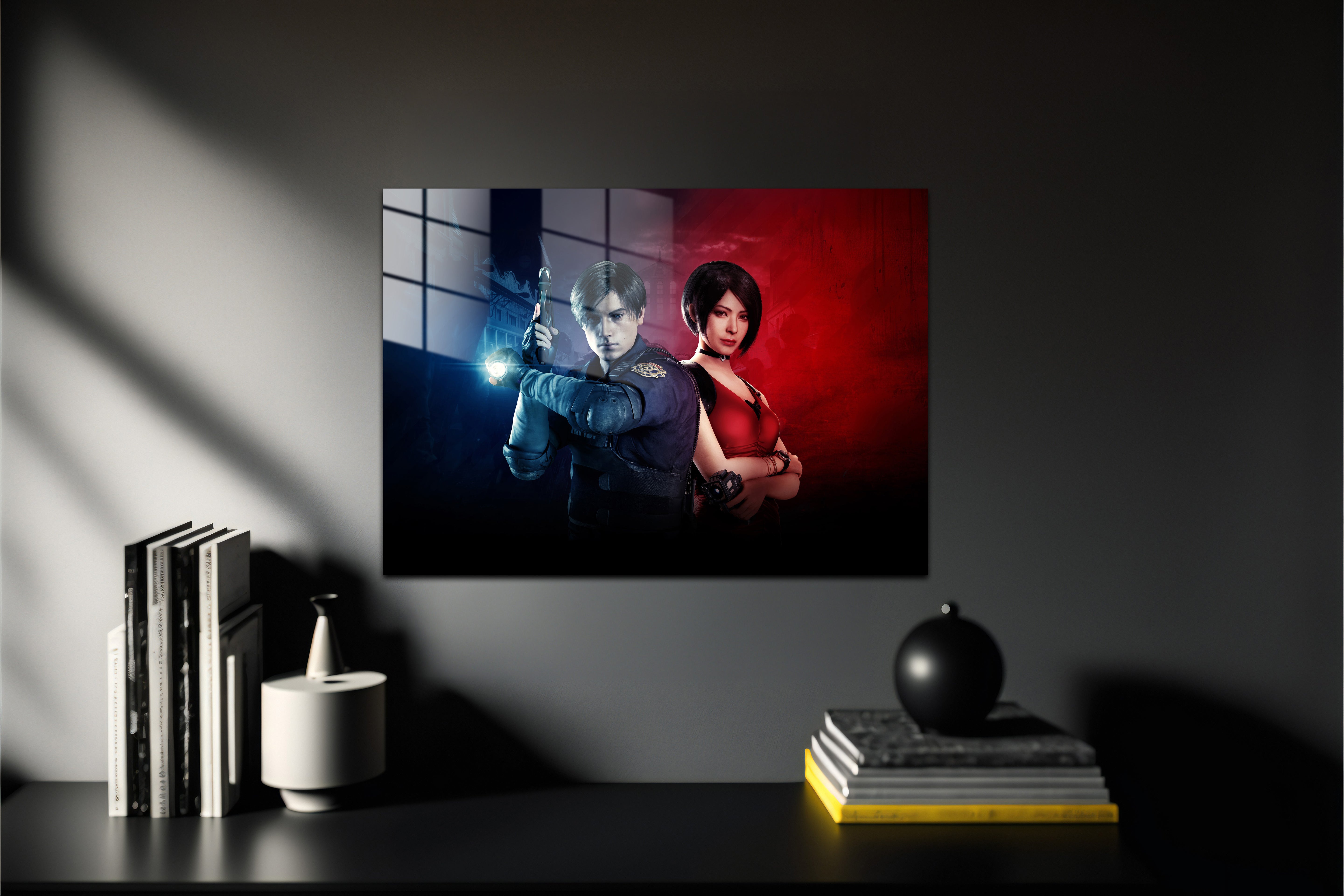 Resident Evil Ada Wong Leon Metal Poster 821