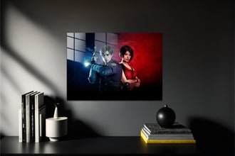 Resident Evil Ada Wong Leon Metal Poster 821