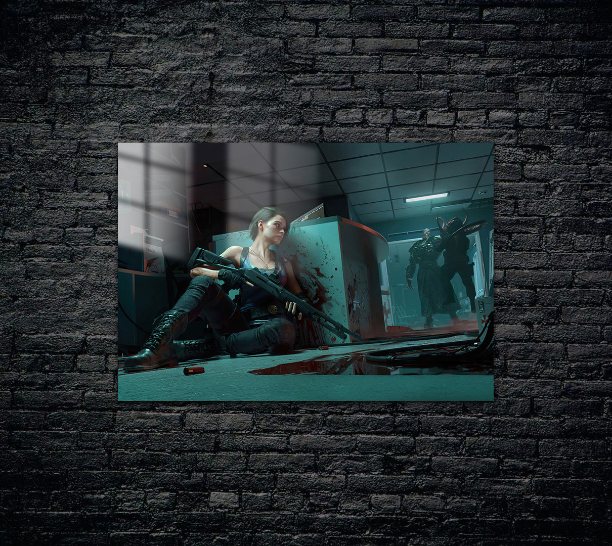 Resident Evil Jill Valentine Metal Poster 823