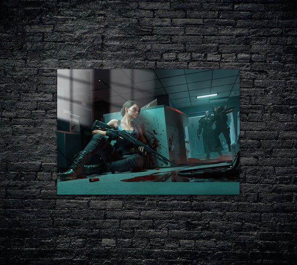 Resident Evil Jill Valentine Metal Poster 823