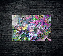 Rick and Morty Metal Poster 1039