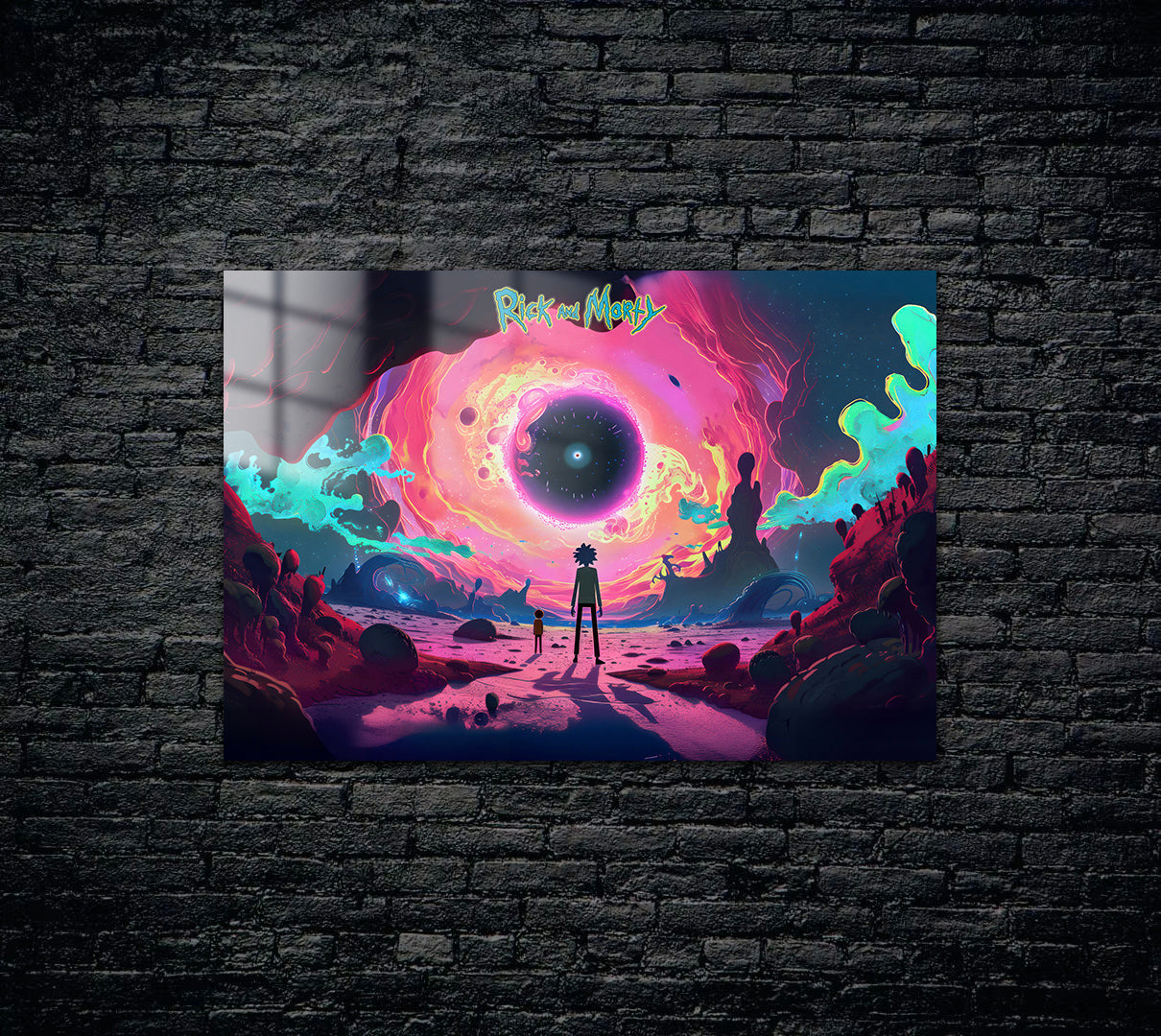 Rick and Morty Metal Poster 1040