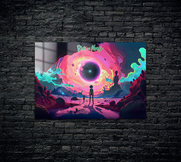 Rick and Morty Metal Poster 1040