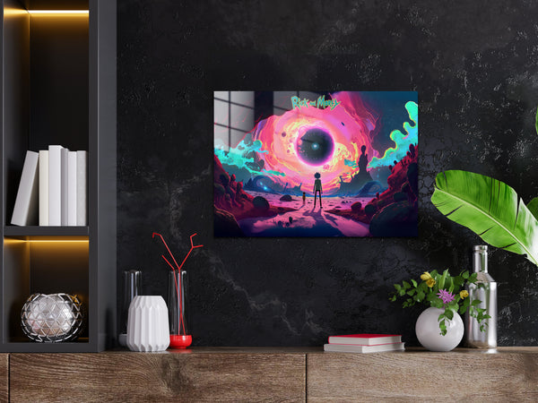 Rick and Morty Metal Poster 1040