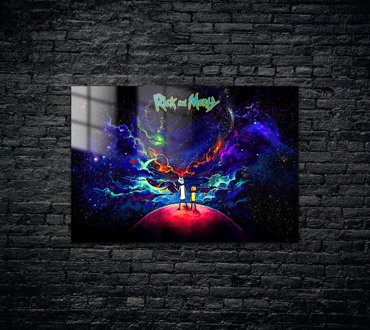 Rick and Morty Metal Poster 1042