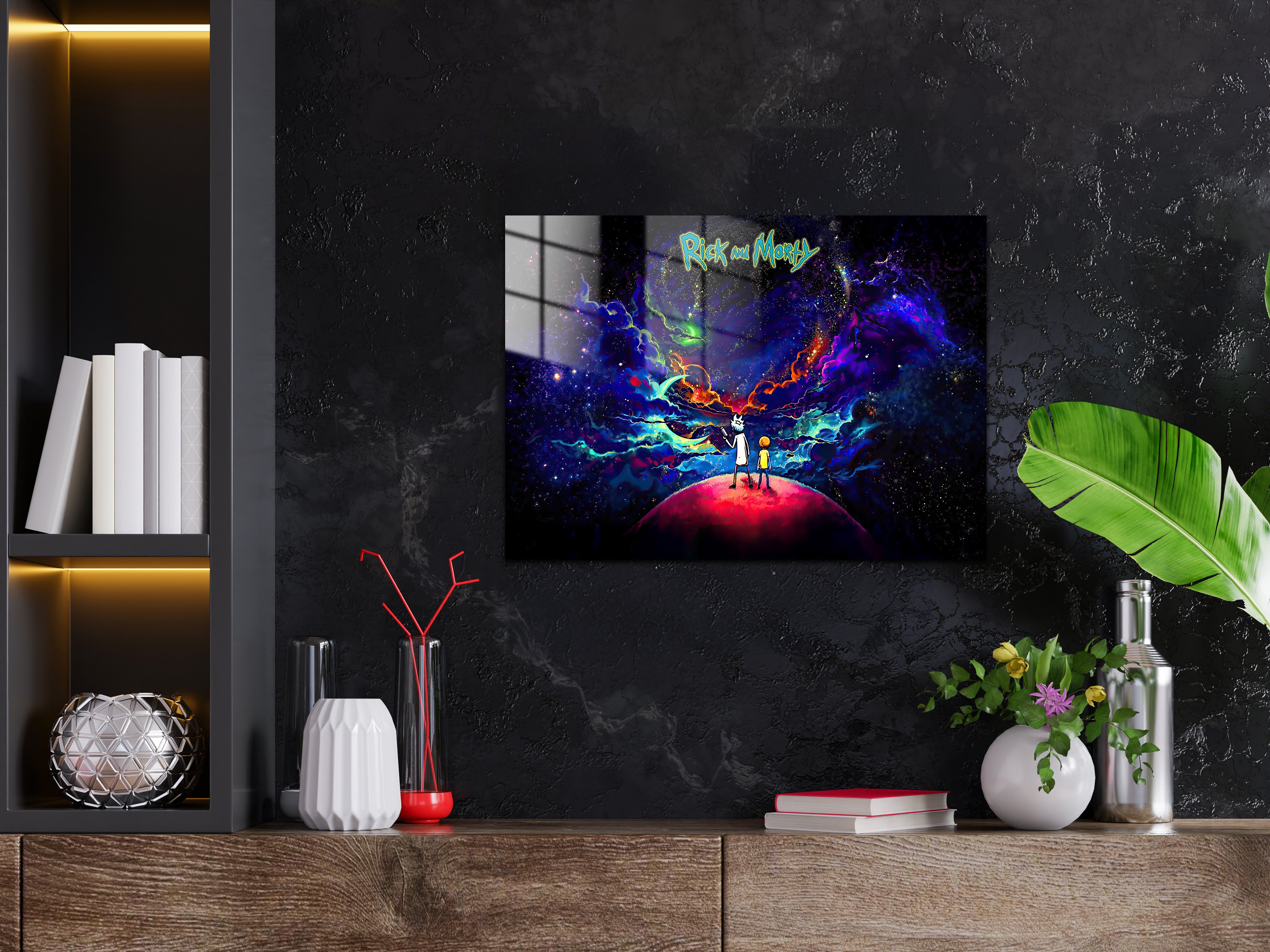 Rick and Morty Metal Poster 1042