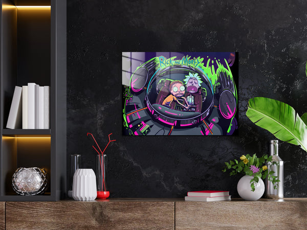 Rick and Morty Metal Poster 1043
