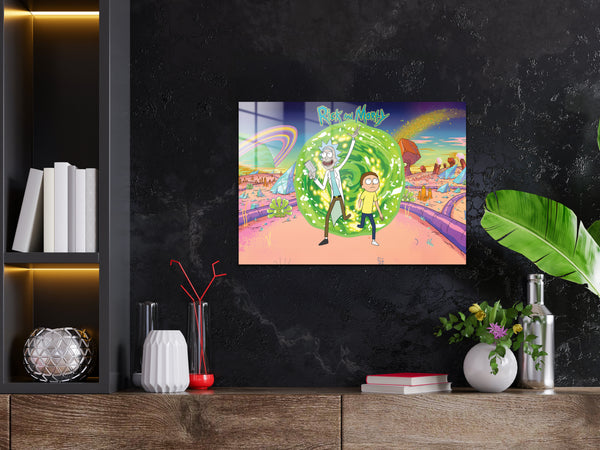 Rick and Morty Metal Poster 1044