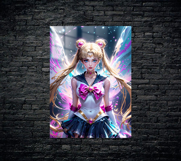 Sailor Moon Usagi Tsukino Metal Poster 827
