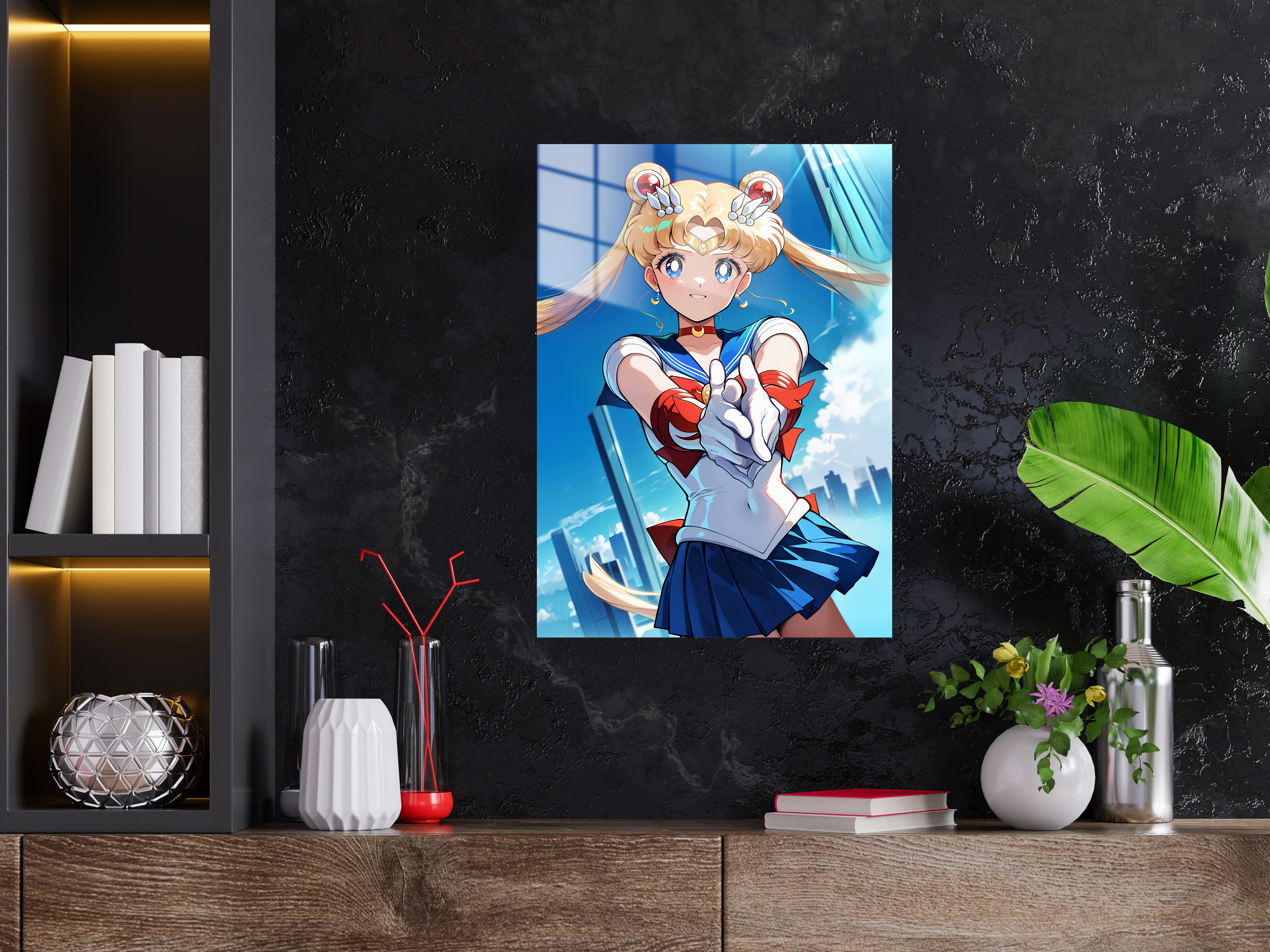 Sailor Moon Usagi Tsukino Metal Poster 828