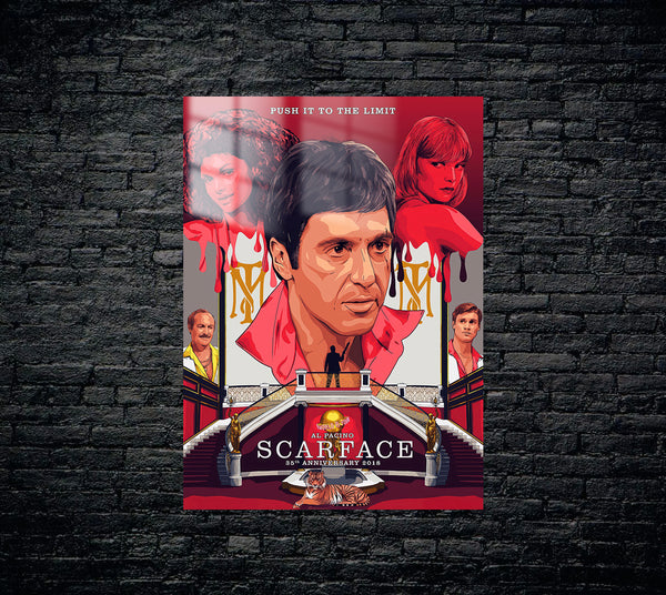Scarface Metal Poster 1047