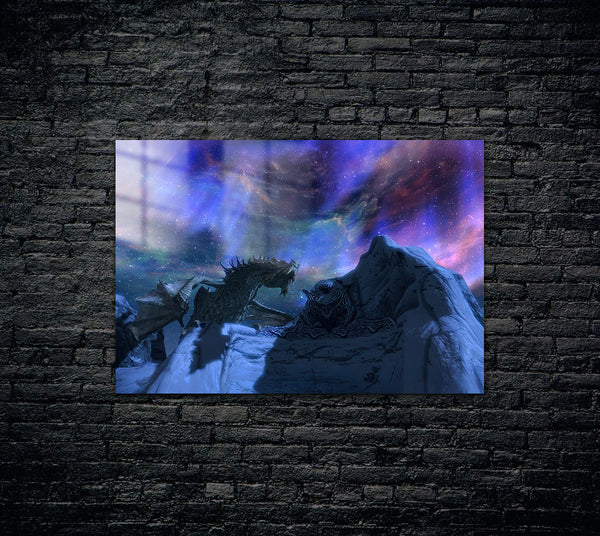Skyrim Dragonborn Metal Poster 835