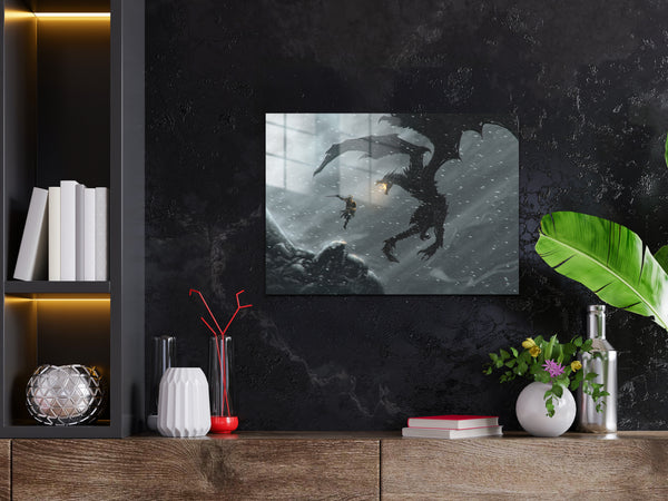 Skyrim Dragonborn Metal Poster 836