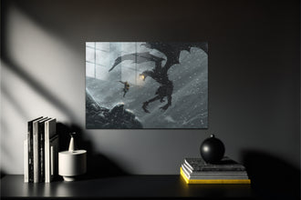 Skyrim Dragonborn Metal Poster 836