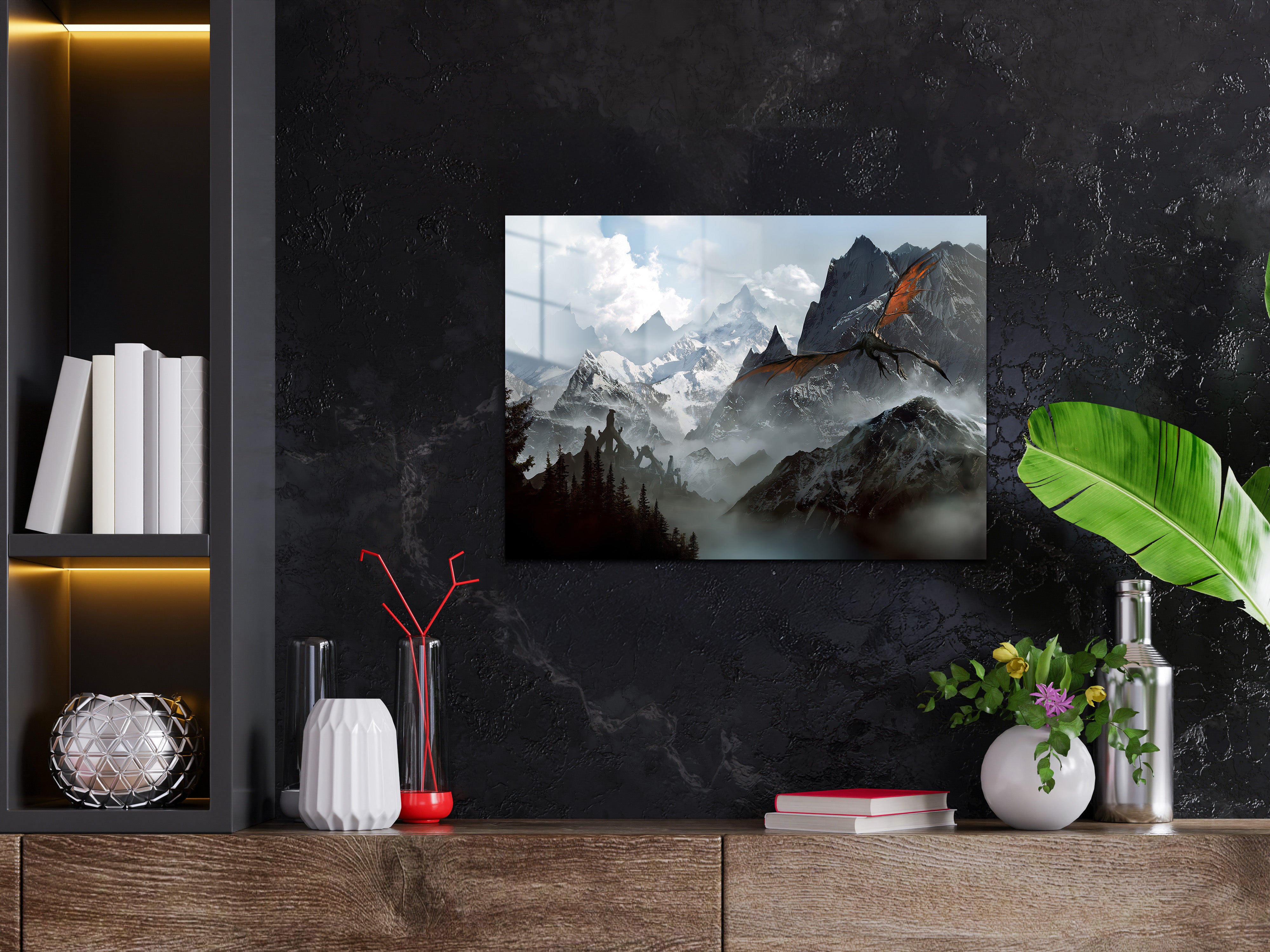 Skyrim Dragonborn Metal Poster 837