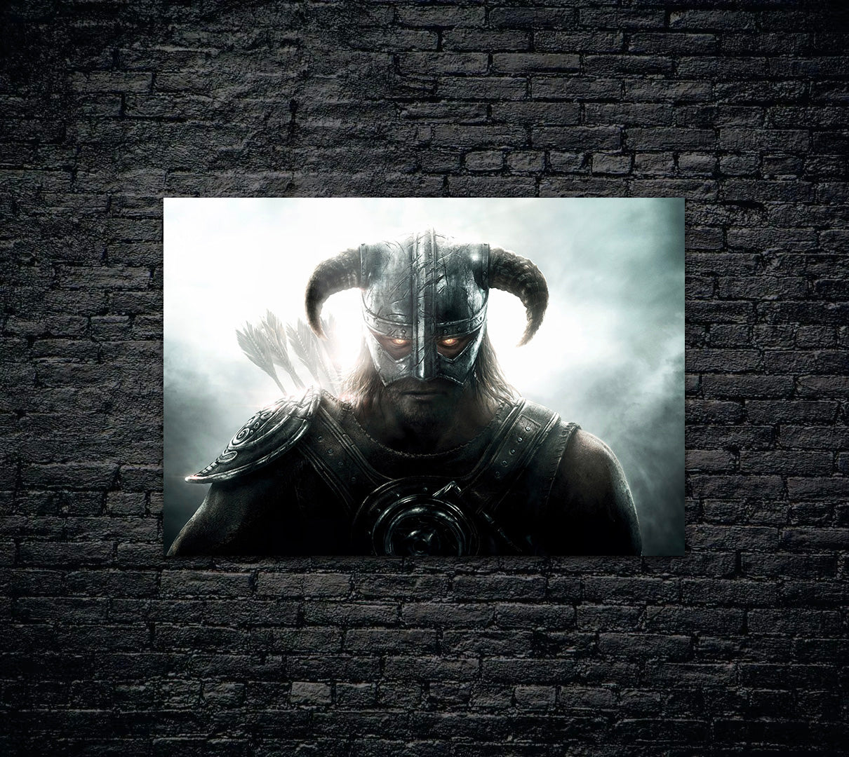 Skyrim Dragonborn Metal Poster 838