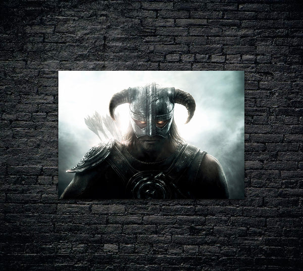 Skyrim Dragonborn Metal Poster 838