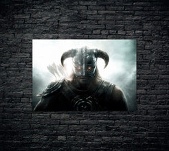 Skyrim Dragonborn Metal Poster 838