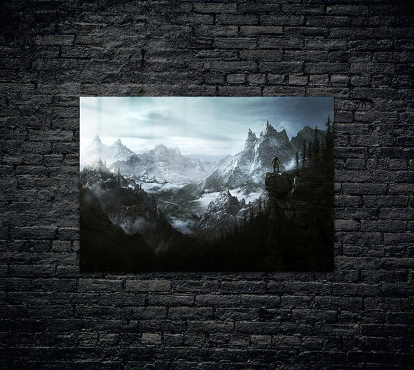 Skyrim Dragonborn Metal Poster 839